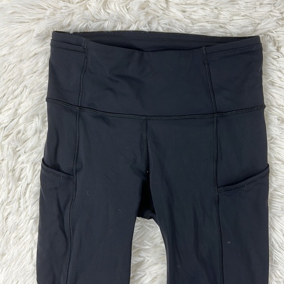 Lululemon Fast & Free Crop II *Nulux 19" Black - Picture 3 of 7